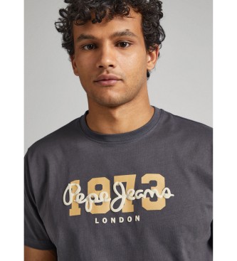Pepe Jeans T-shirt loup gris