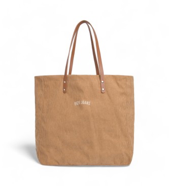 Pepe Jeans Yan tote bag brun