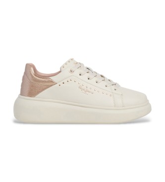 Pepe Jeans Yara Choice white sneakers