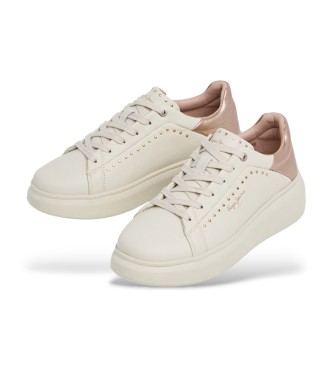 Pepe Jeans Yara Choice white sneakers