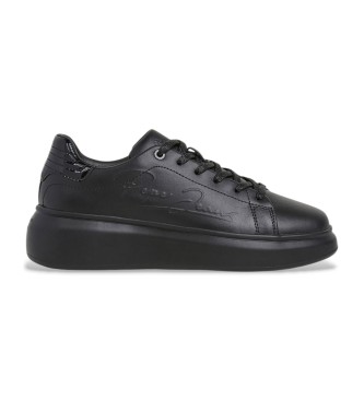 Pepe Jeans Sneakers Yara Night in pelle nera