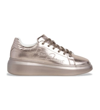 Pepe Jeans Yara Stars Sneakers i bronsfrgat lder