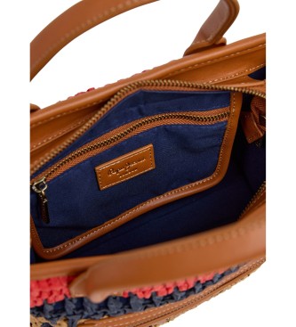 Pepe Jeans Bolso Zadie London beige, rojo