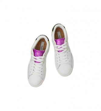 Pepe Jeans Sneakers Basic Adams Ari in pelle bianca