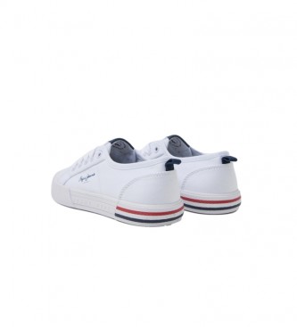 Pepe Jeans Basic Turnschuhe Brady wei