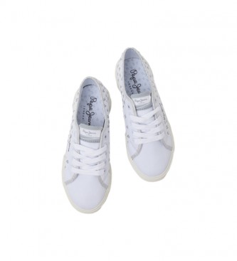 Pepe Jeans Brady Shine Basic Sneakers blanc
