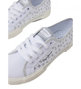 Pepe Jeans Brady Shine Basic Sneakers hvid