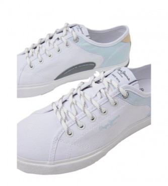 Pepe Jeans Kenton Road Basic sko hvid