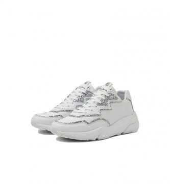 Pepe Jeans Arrow Marlow Combination Leather Sneakers white