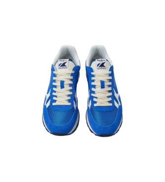Pepe Jeans Combined leather trainers Brit blue