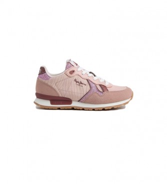 Pepe Jeans Brit Animal Combination Sneakers rosa
