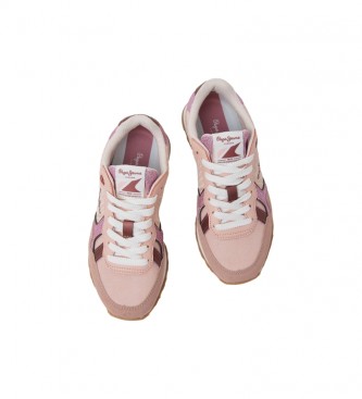 Pepe Jeans Baskets Brit Animal Combination rose