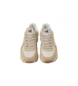 Pepe Jeans Zapatillas de piel  Combinadas Brit Heritage marrn