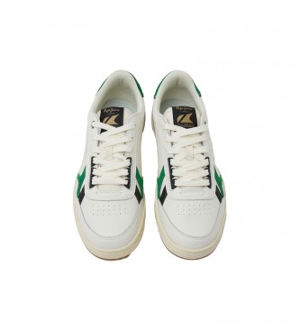 Pepe Jeans Kore Vintage Combined leather trainers green 