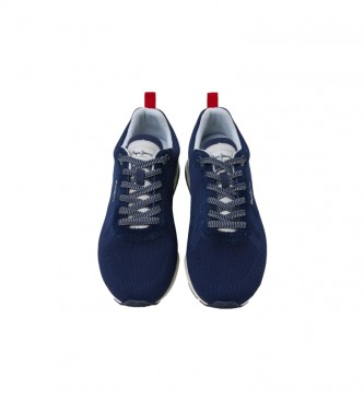 Pepe Jeans London Pro Navy Kombinationslder Sneakers