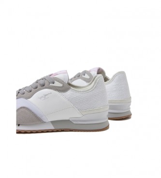 Pepe Jeans London Troy Combination Sneakers blanc