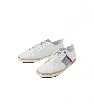 Pepe Jeans Canvas Blucher Sneakers hvid