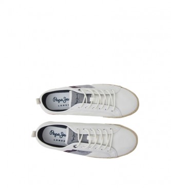 Pepe Jeans Canvas Blucher Sneakers wei