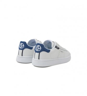 Pepe Jeans Sneakers Player Basic in pelle bianca