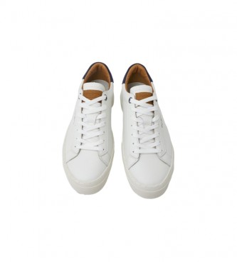 Pepe Jeans Yogi Original - Baskets en cuir blanc