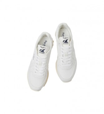 Pepe Jeans Retro Brit Eco Sneakers wit