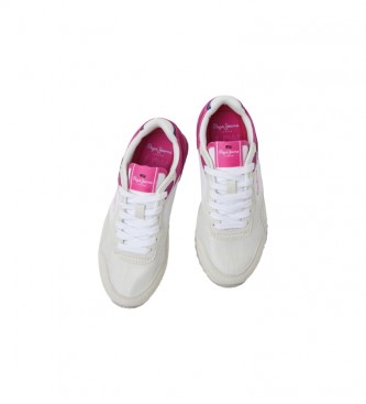 Pepe Jeans London Basic Sneakers vit, rosa