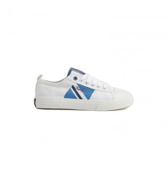 Pepe Jeans Sneakers Vulcanises Allen Flag blanc