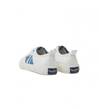 Pepe Jeans Gevulkaniseerde Sneakers Allen Vlag wit