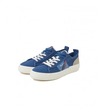 Pepe Jeans Sapatilhas Vulcanizadas Allen Flag azul