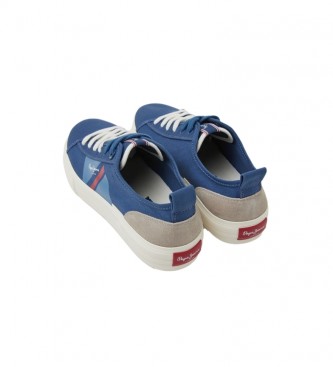 Pepe Jeans Gevulkaniseerde Sneakers Allen Vlag blauw