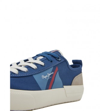 Pepe Jeans Sapatilhas Vulcanizadas Allen Flag azul