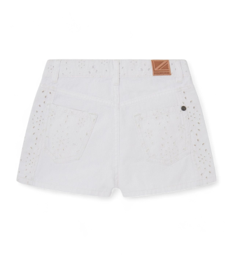 Pepe Jeans Cales A-Line Hw Anglaise Jr branco