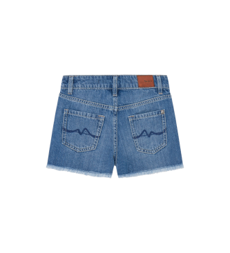 Pepe Jeans Pantaloncini blu a trapezio