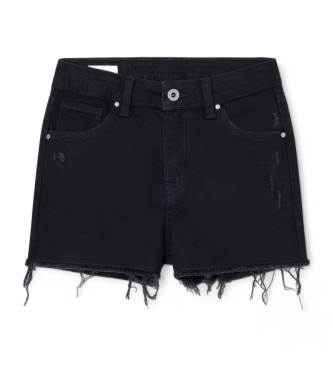 Pepe Jeans Shorts A-Line Hw Jr black