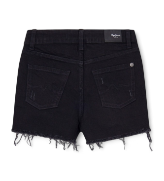 Pepe Jeans Shorts A-Line Hw Jr black