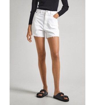 Pepe Jeans Shorts A-Line Uhw blanco