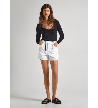 Pepe Jeans Shorts A-Line Uhw blanco