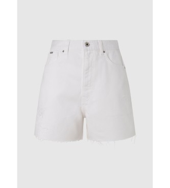 Pepe Jeans Kratke hlače A-Line Uhw bela