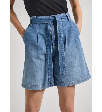 Pepe Jeans Shorts A-Line Uhw Vintage azul
