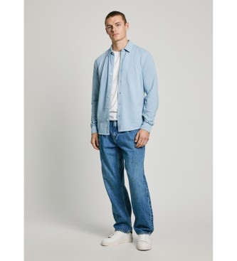 Pepe Jeans Niebieska koszula Abel