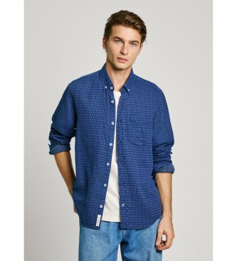 Pepe Jeans Camisa azul Albar