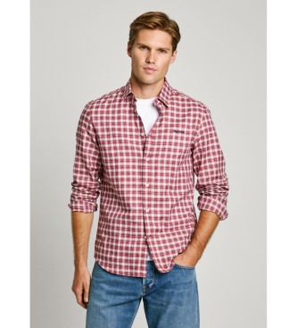 Pepe Jeans Camisa Alfred vermelha