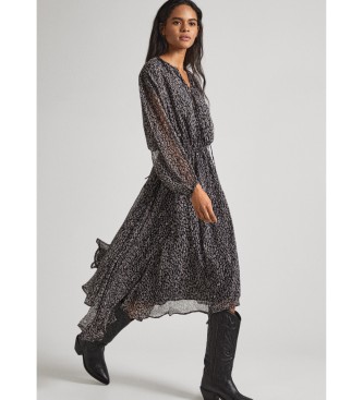 Pepe Jeans Robe noire Alicia