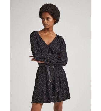 Pepe Jeans Vestido Amber preto