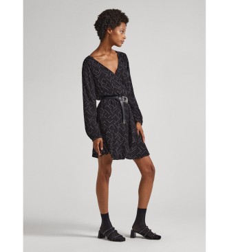 Pepe Jeans Vestido Amber preto