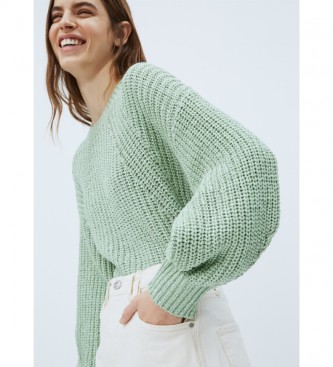 Pepe Jeans Grner Anne-Pullover