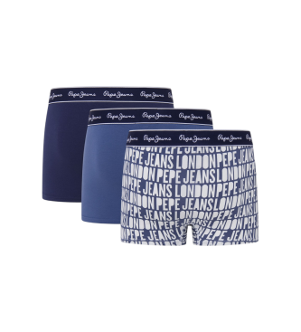 Pepe Jeans Paket 3 logotip bokserji 