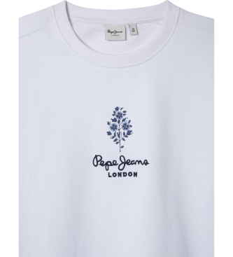 Pepe Jeans Sweatshirt Arielle blanc