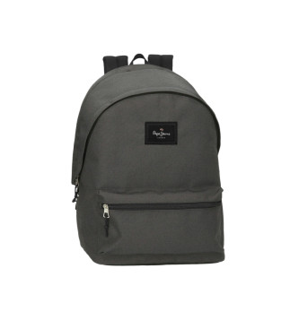 Pepe Jeans Aris Double Zip Rucksack grau