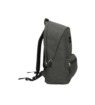 Pepe Jeans Mochila Aris com fecho duplo cinzento